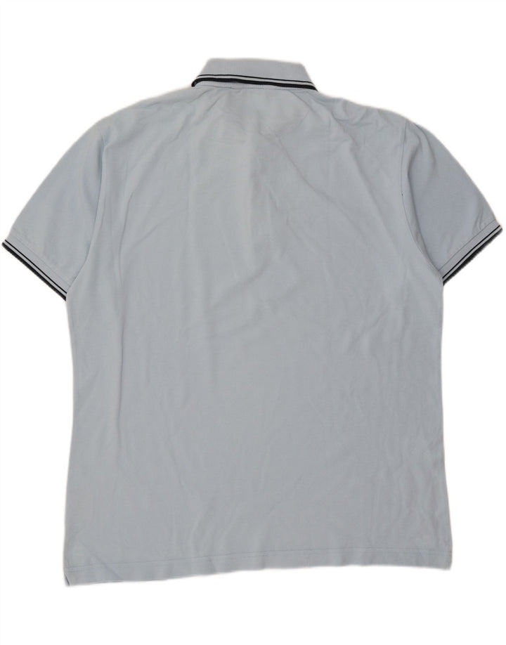 KAPPA Mens Polo Shirt 2XL Blue Cotton Vintage Kappa and Second-Hand Kappa from Messina Hembry 