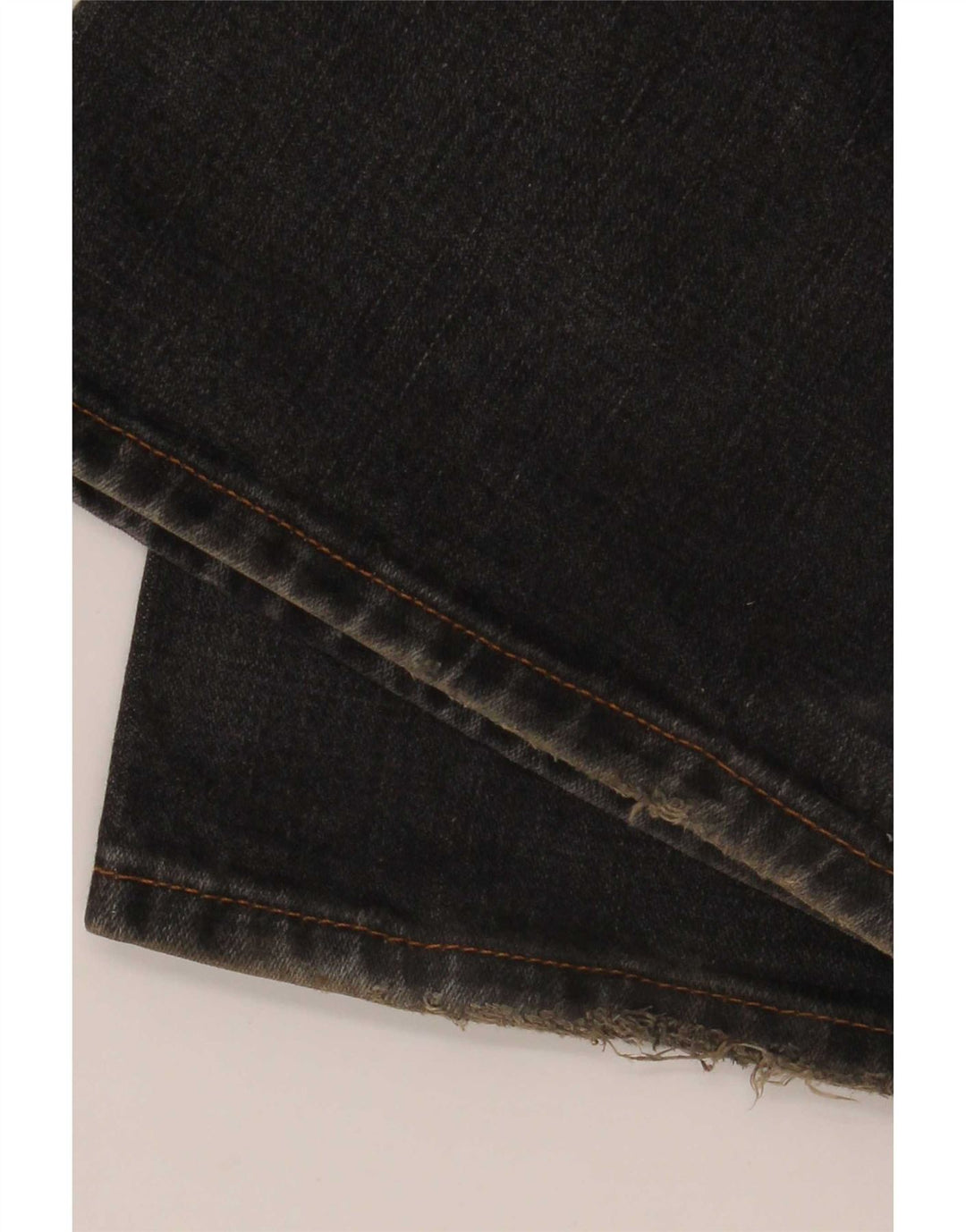 Diesel Damen Schlagjeans W27 L32 Schwarze Baumwolle
