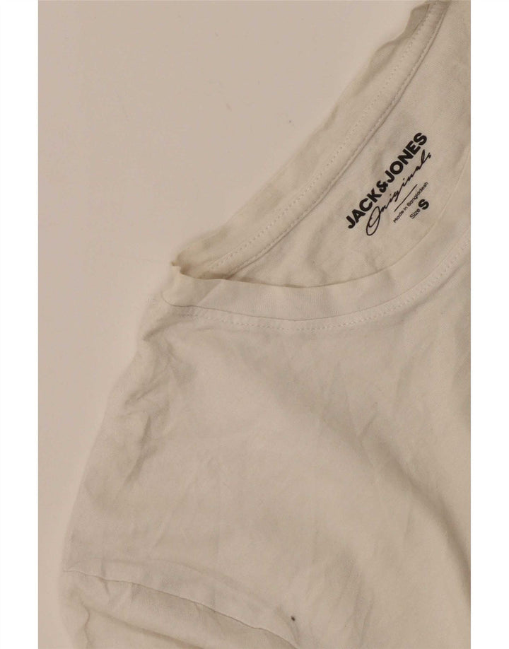 Jack & Jones Herren T-Shirt Top Small White