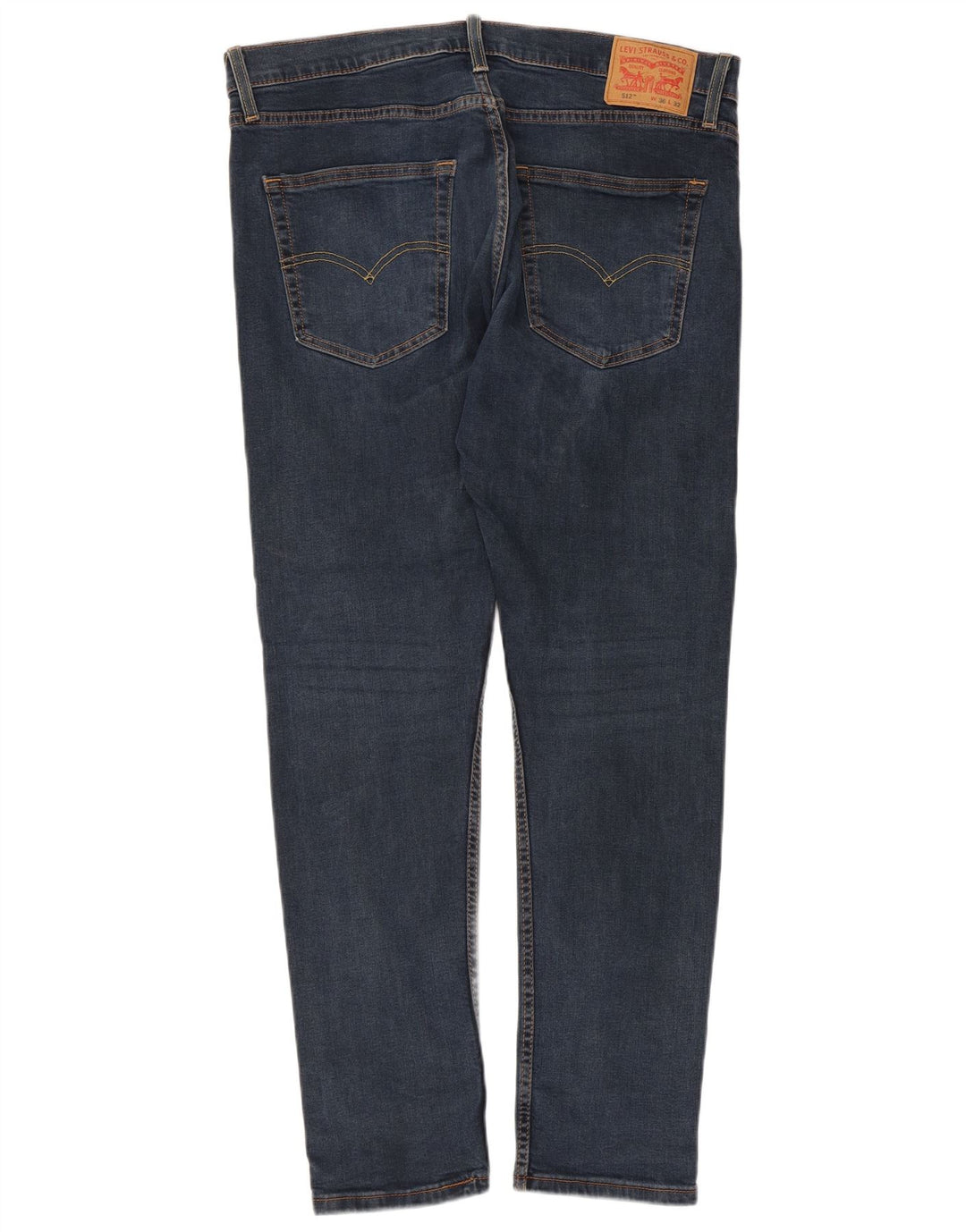 Levi's Damen 512 Slim Tapered Jeans W36 L32 Blaue Baumwolle