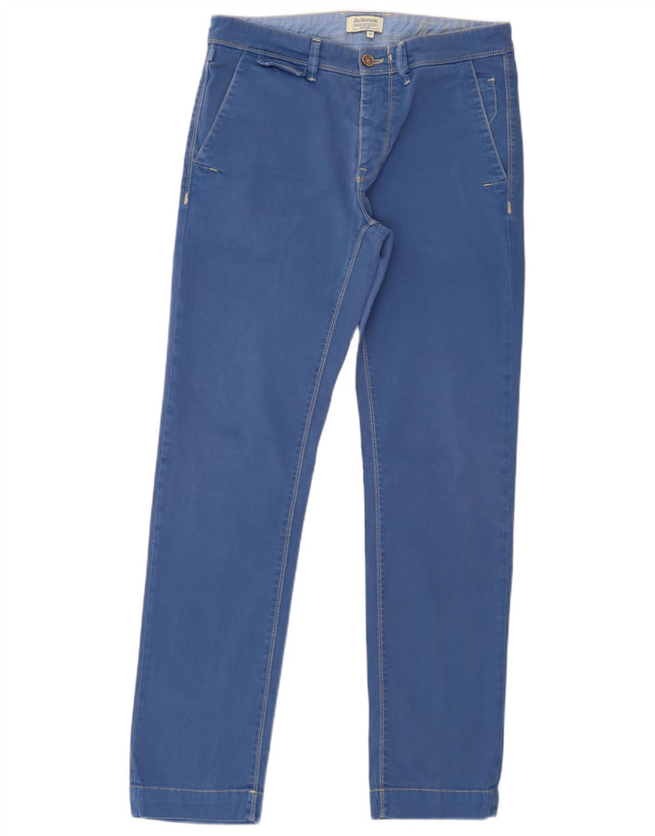 Jeckerson Herren Slim Jeans W32 L32 Blaue Baumwolle