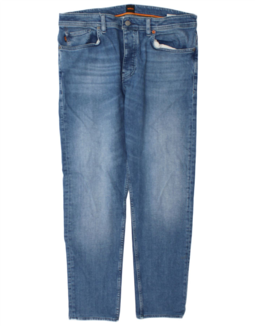 Hugo Boss Herren Slim Jeans W36 L32 Blaue Baumwolle