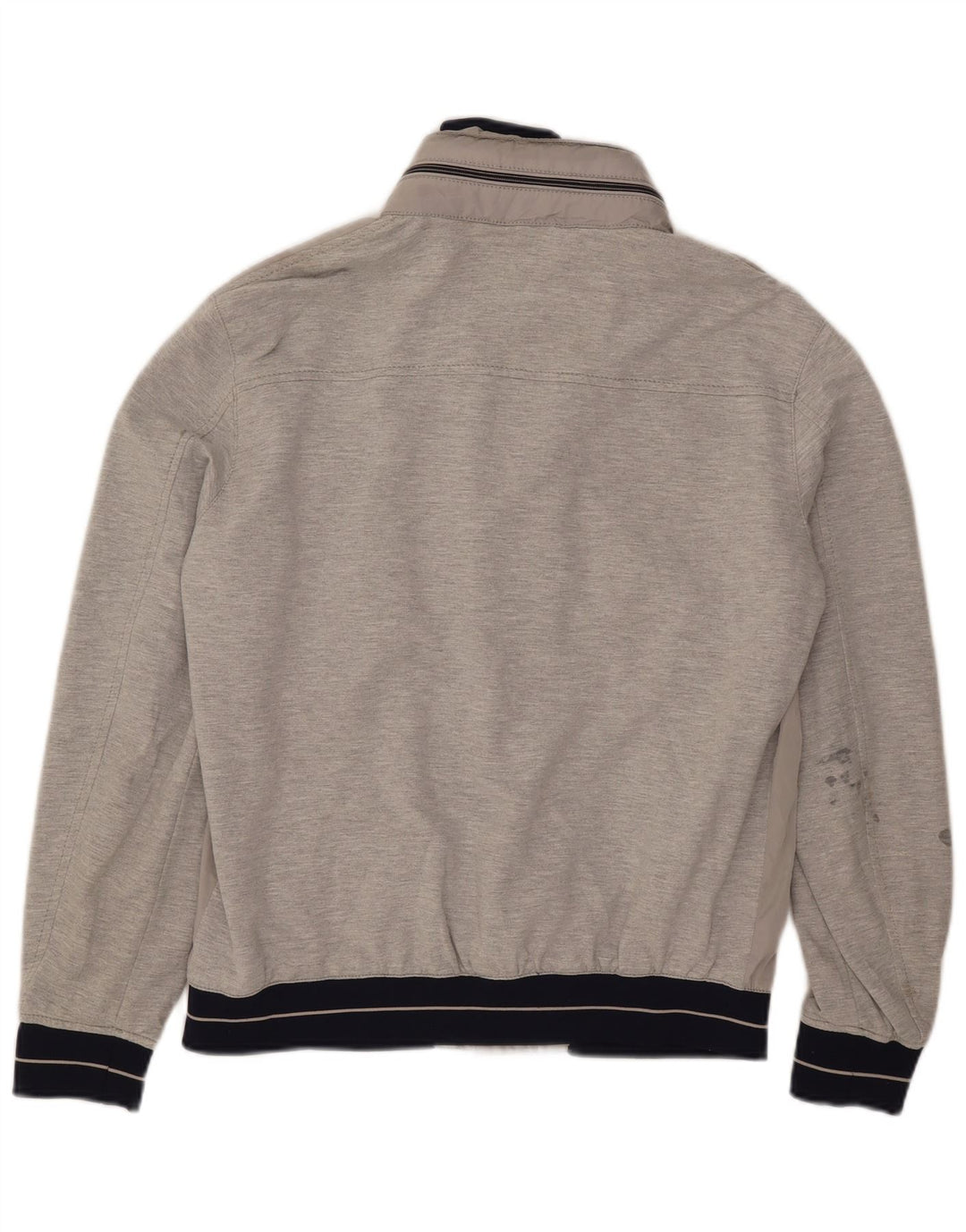 Zara Herren Bomberjacke mit Kapuze, UK 40, Größe L, Grau