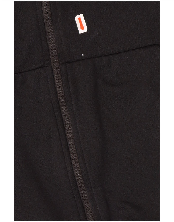 NIKE Herren Dri Fit Zip Hoodie Pullover Mittelschwarzes Polyester