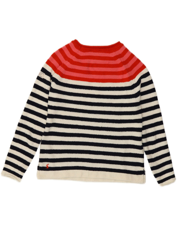 Joules Damen-Pullover mit U-Boot-Ausschnitt, Gr. 10, klein, mehrfarbig, gestreift