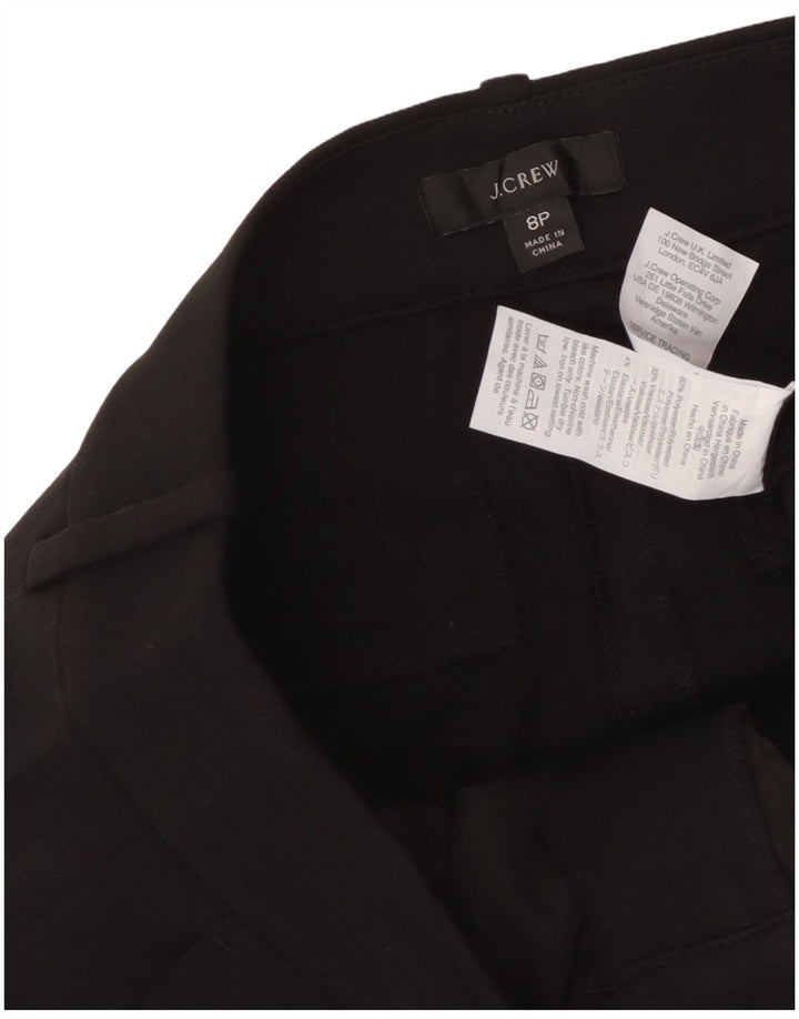 J. Crew Damen-Hose, kurz geschnitten, US 8, M, W32, L24, Schwarz, Polyester