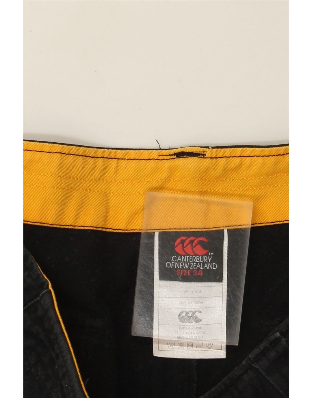 Canterbury Mens Cargo Shorts W34 Large Navy Blue Cotton