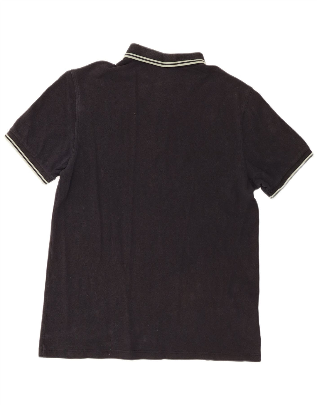 Fred Perry Herren-Poloshirt, große schwarze Baumwolle