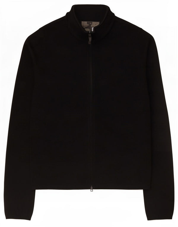 Zara Damen-Cardigan-Pullover UK 12 Medium Black Rayon