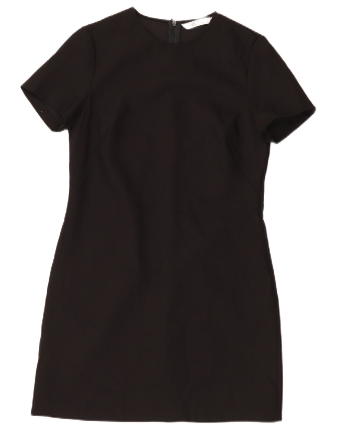 Zara Damen Etuikleid UK 12 Medium Schwarz Polyester
