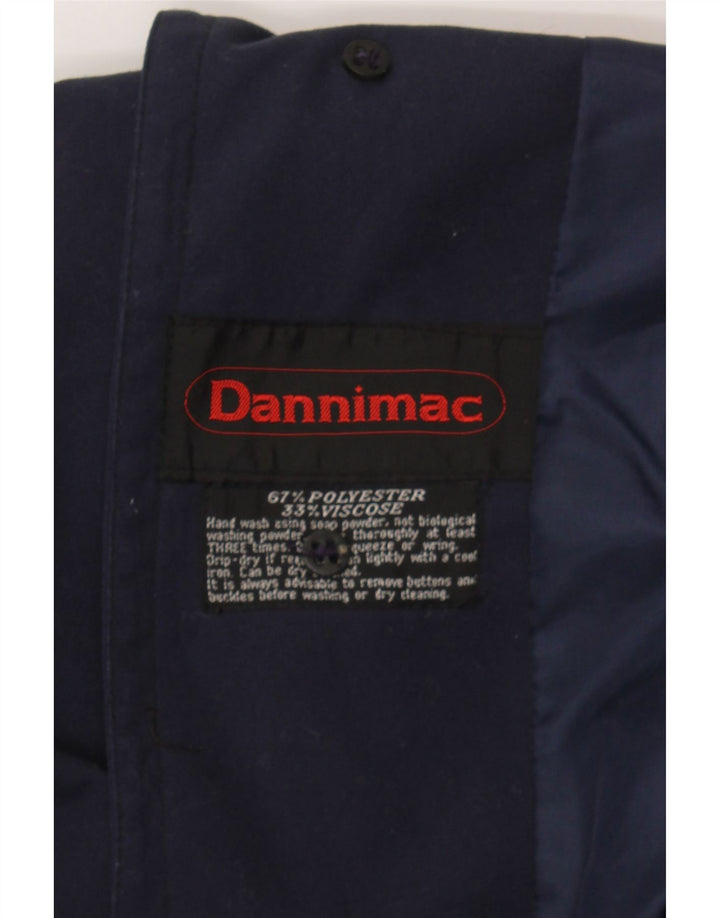 DANNIMAC Herren Trenchcoat UK 44 2XL Marineblau Polyester