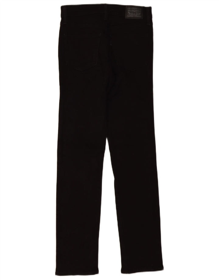 Levi's Damen 312 Shaping Slim Jeans W26 L30 Schwarze Baumwolle