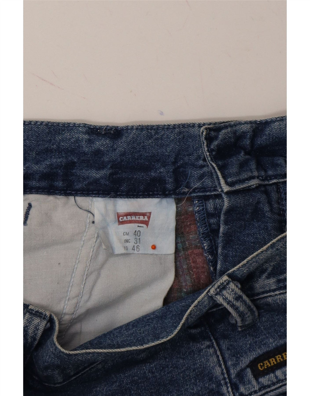 CARRERA Mens Straight Jeans W31 L33 Blue Cotton Vintage Carrera and Second-Hand Carrera from Messina Hembry 