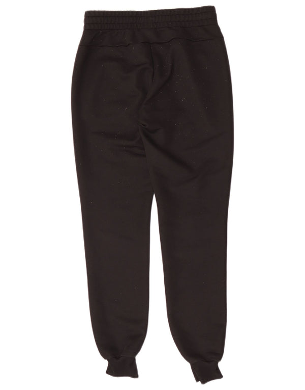 Adidas Damen Trainingshose Jogger UK 4/6 XS Schwarz Polyester