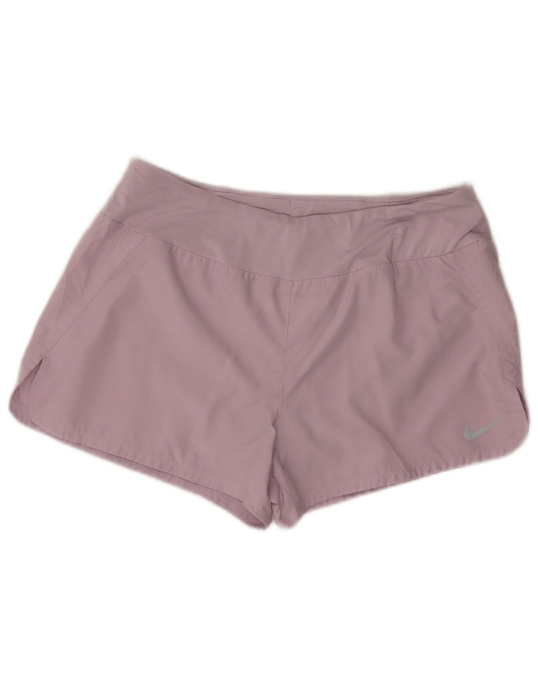 Nike Damen Dri Fit Sport Shorts UK 14 Large Lila Polyester