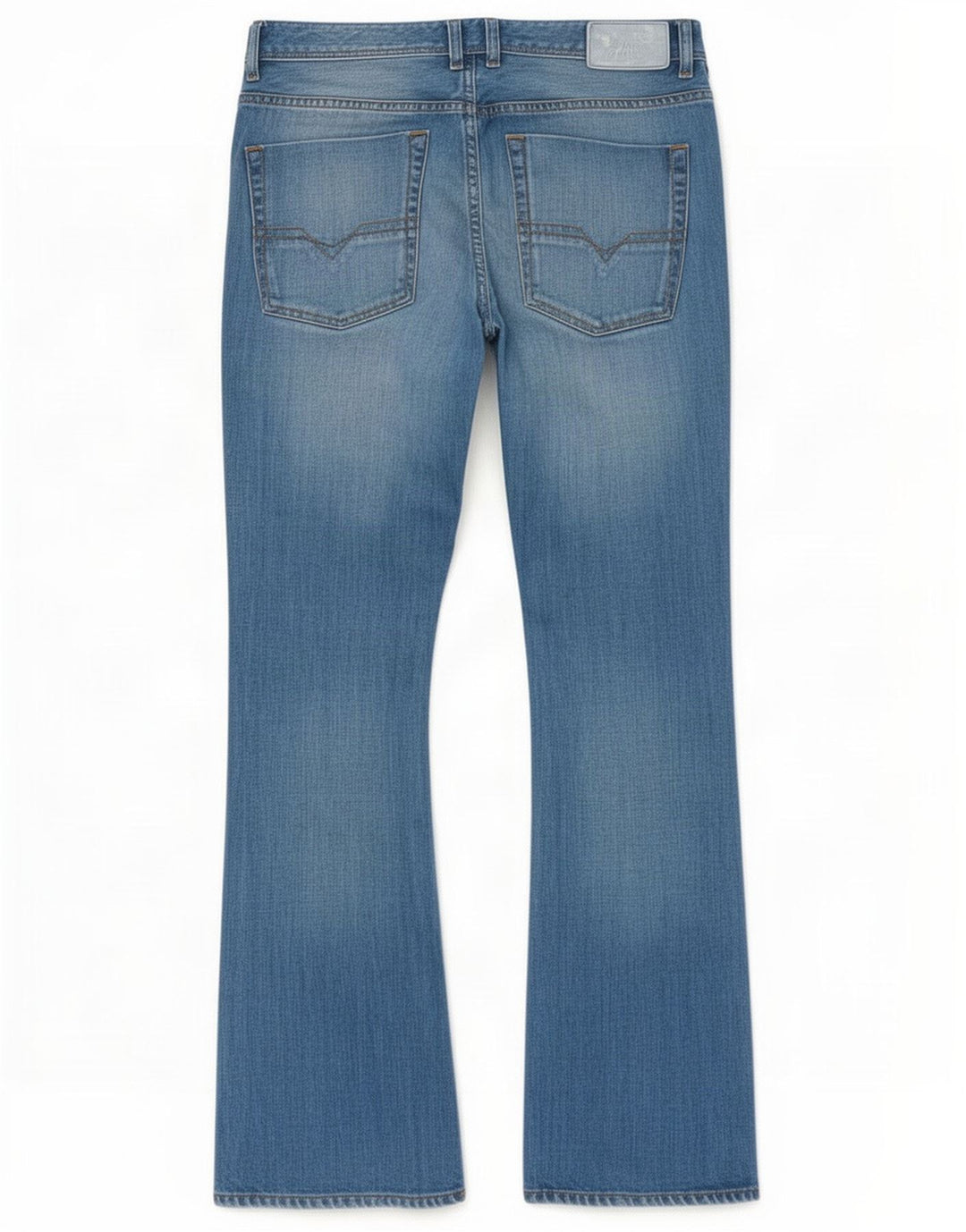 Diesel Herren Zatiny Bootcut-Jeans mit normaler Passform, W33 L30, blaue Baumwolle