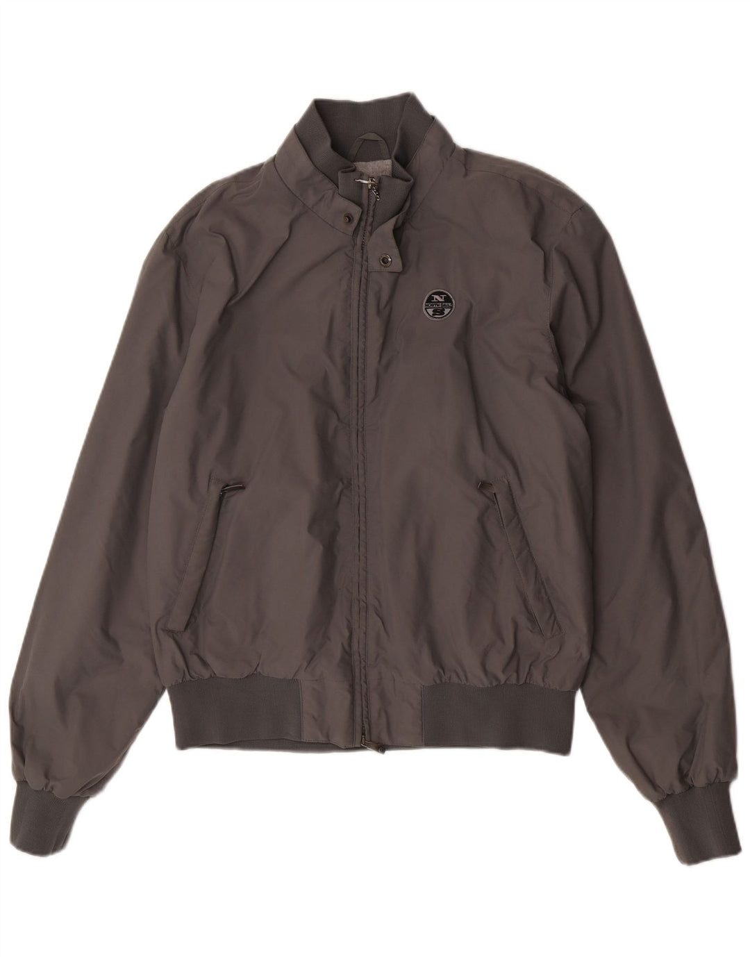 North Sails Herren Bomberjacke UK 44 2XL Graues Polyamid