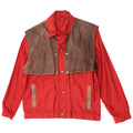 Ciesse Piumini Herren Bomberjacke IT 48 Small Rote Baumwolle