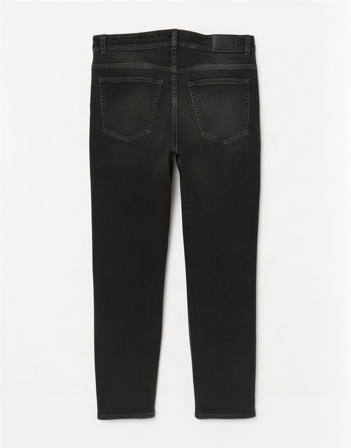 Marks & Spencer Damen Slim Jeans UK 12 Medium W28 L28 Graue Baumwolle
