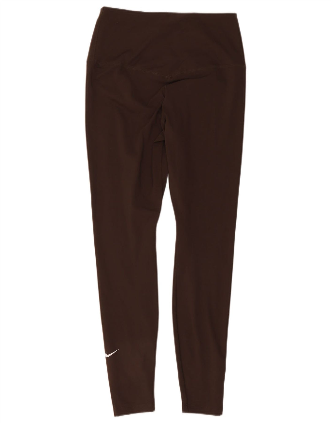 Nike Damen Dri Fit Leggings UK 12 Mittelbraunes Polyester