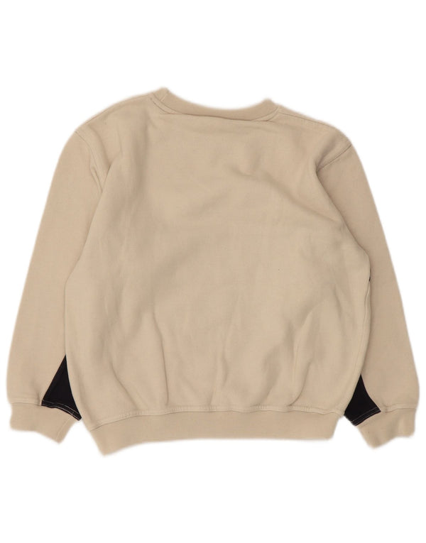Reebok Grafik-Sweatshirt für Jungen, 10–11 Jahre, Mittelbeige, Farbblock
