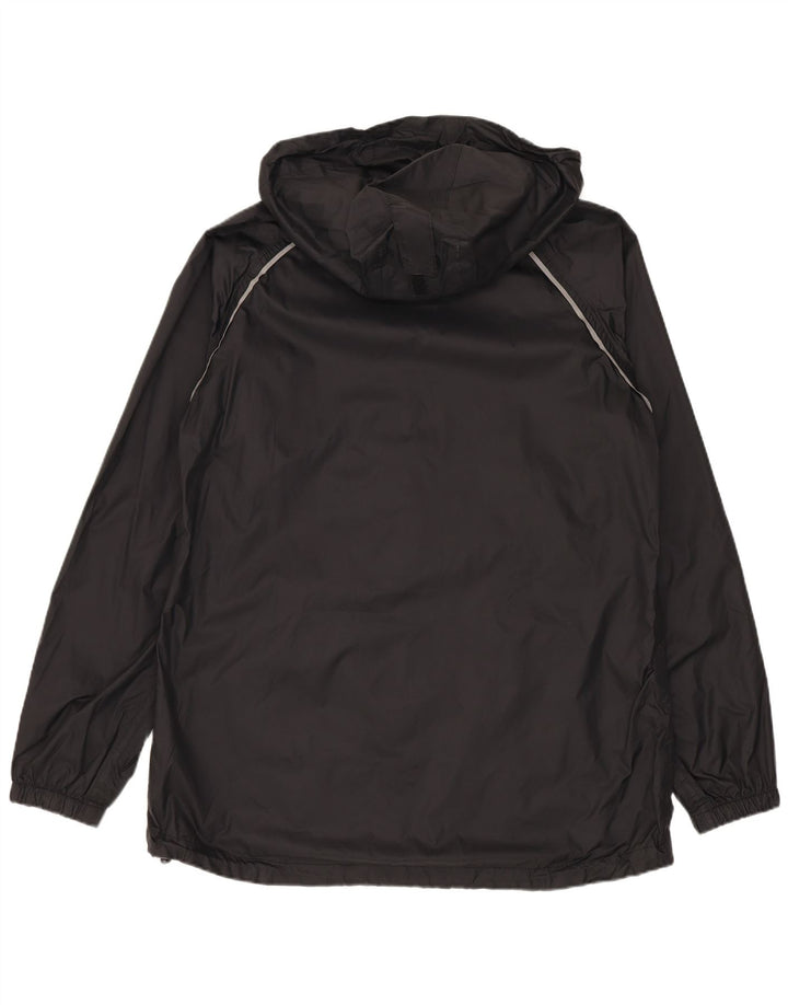 Mountain Warehouse Damen-Regenjacke mit Kapuze, UK 12, Mittelschwarzes Nylon