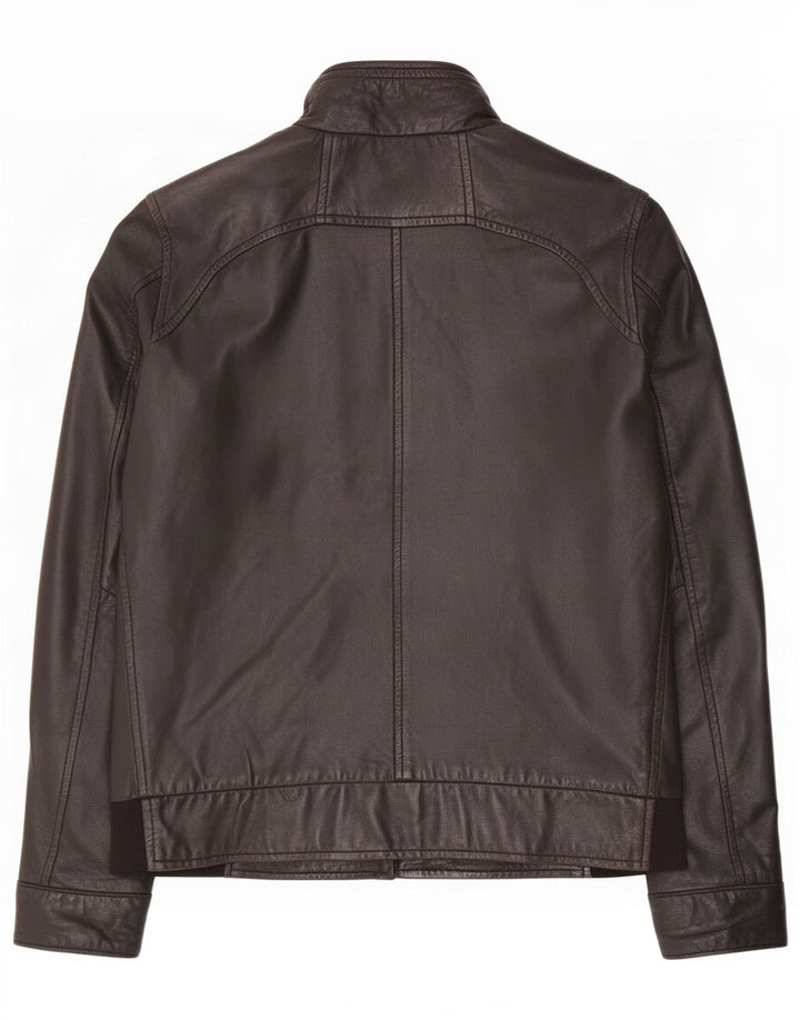 Conbipel Damen Bomber-Lederjacke IT 46 Large Schwarz