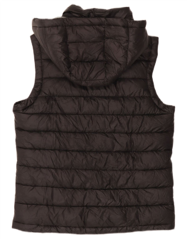 Champion Herren-Weste mit Kapuze, gepolstert, UK 36, Größe S, Schwarz, Polyester