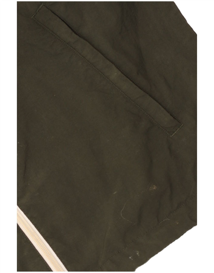 Adidas Herren Kapuzen-Regenjacke UK 36 Small Khaki Camouflage Polyester