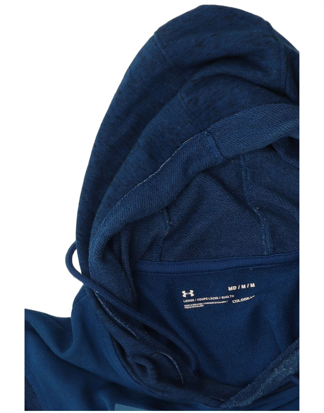 UNDER ARMOUR Herren Cold Gear Graphic Hoodie Pullover Mittelblau meliert
