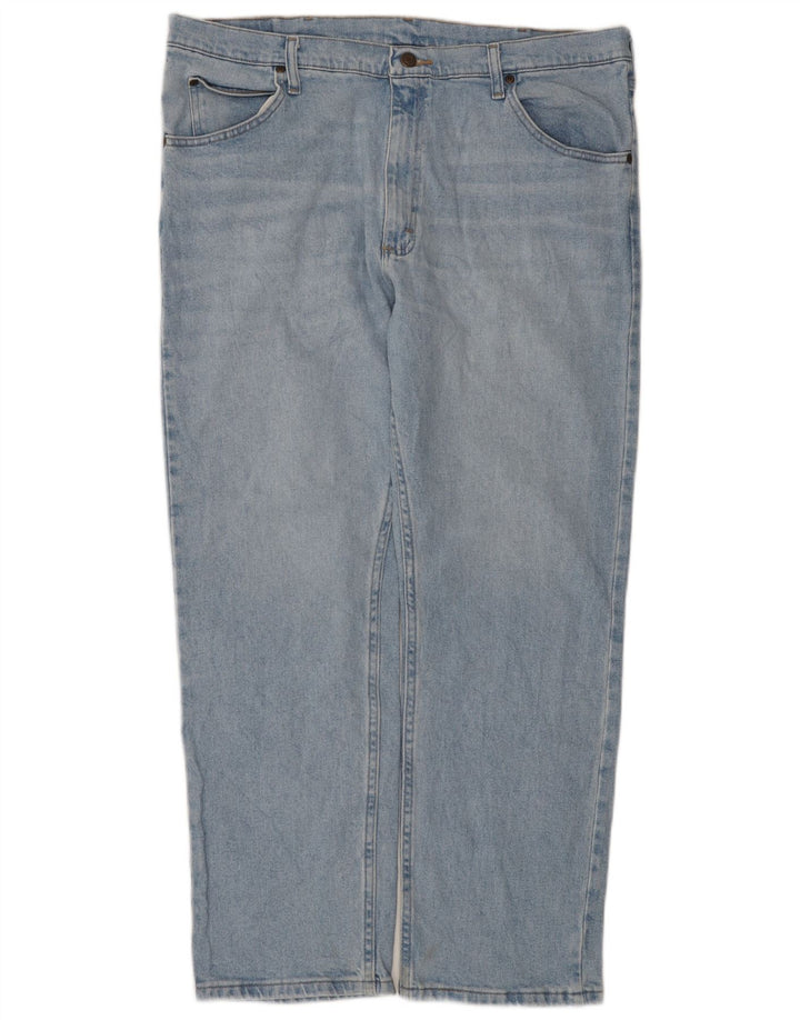 Wrangler Herren Straight Jeans W38 L30 Blaue Baumwolle