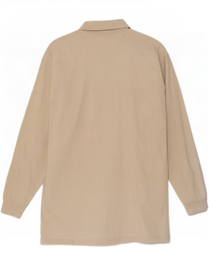 Adidas Herren Top Langarm UK 38/40 Mittelbeige Baumwolle