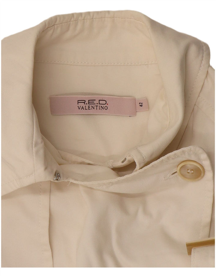Red Valentino Damen Crop Military Jacke IT 42 Medium Off White