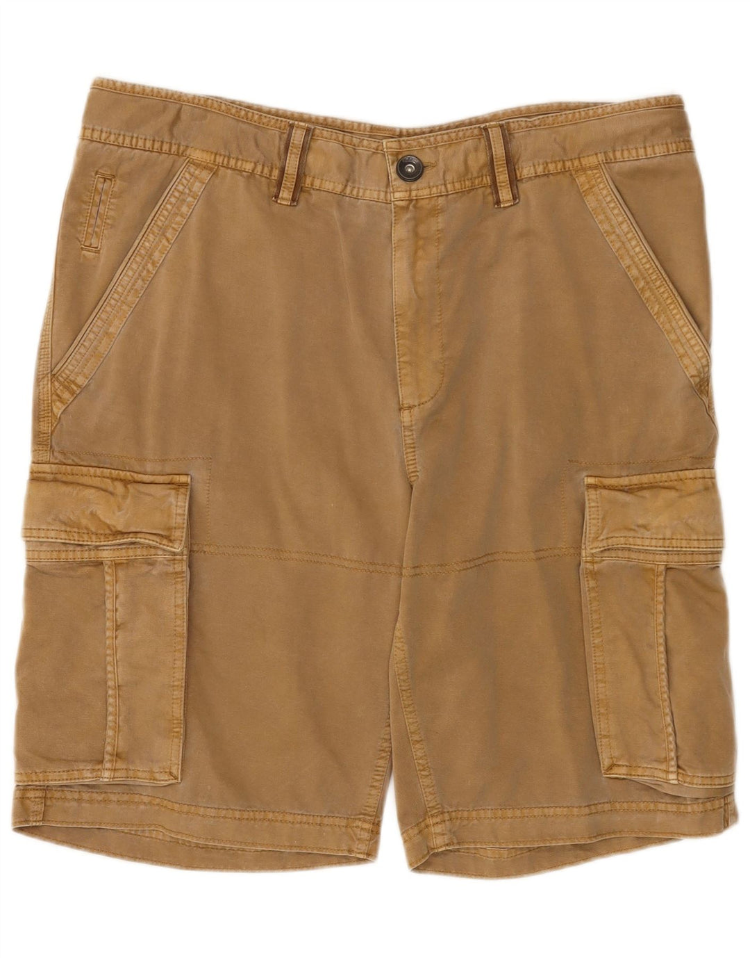 Crew Clothing Herren Cargoshorts W38 XL Braun Baumwolle