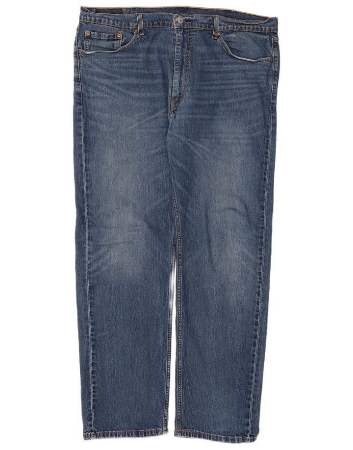 Levi's Herren 505 Straight Jeans W40 L32 Blaue Baumwolle
