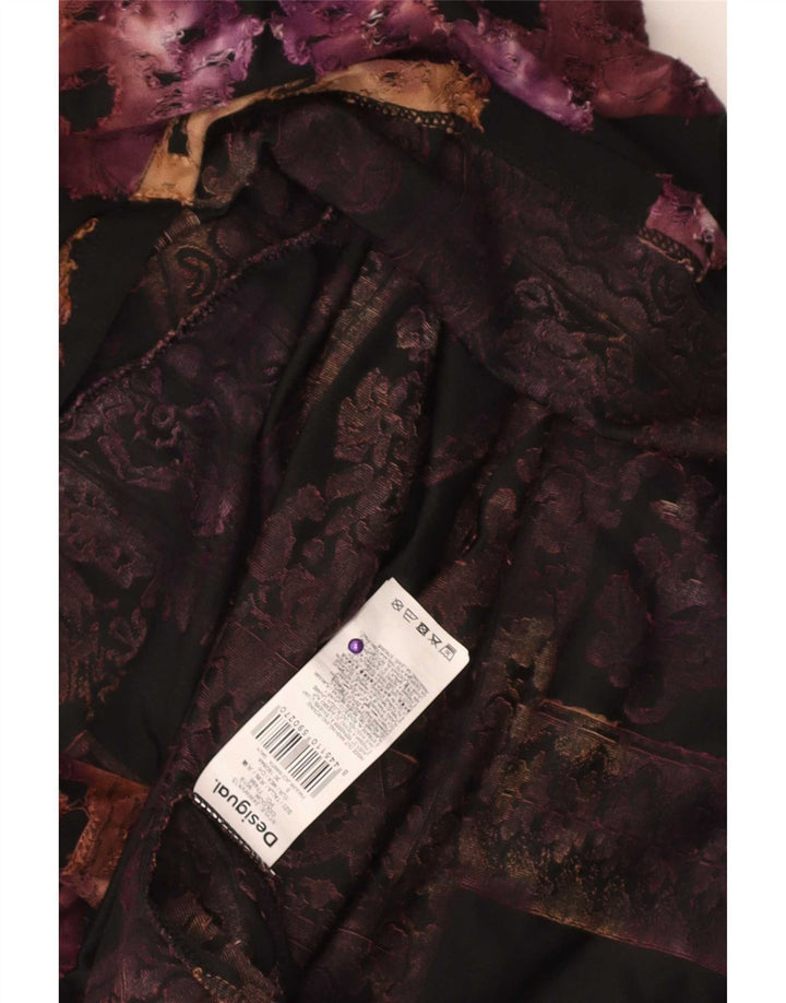 Desigual Damen ärmelloses Maxikleid UK 8 Kleines mehrfarbiges Patchwork