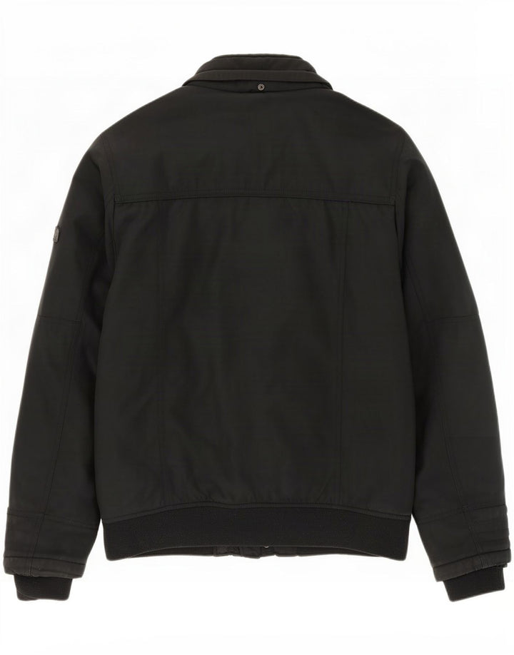Tommy Hilfiger Herren Bomberjacke UK 40 Large Schwarz