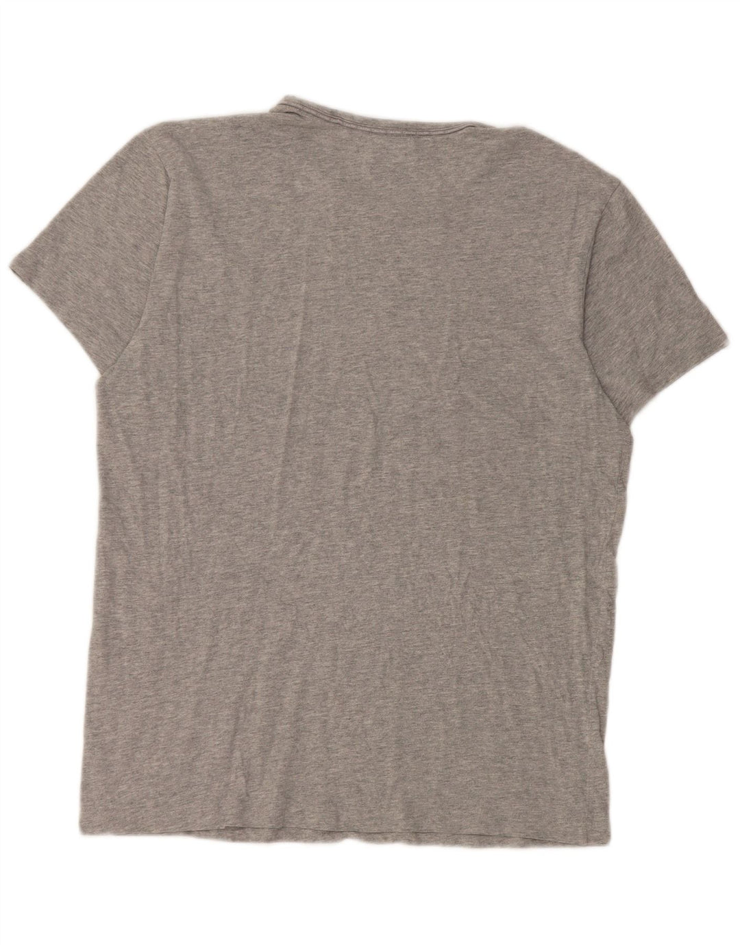 Calvin Klein Herren T-Shirt-Oberteil aus mittelgrau gefleckter Baumwolle