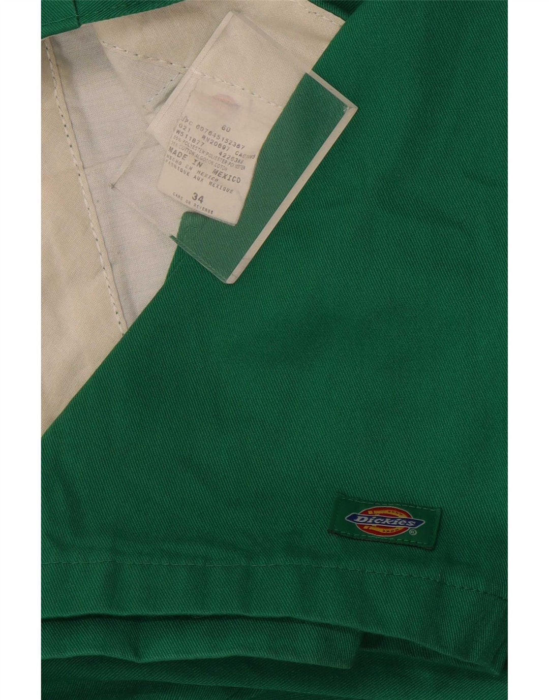 Dickies Herren Bermudashorts W34 Large Grün Polyester