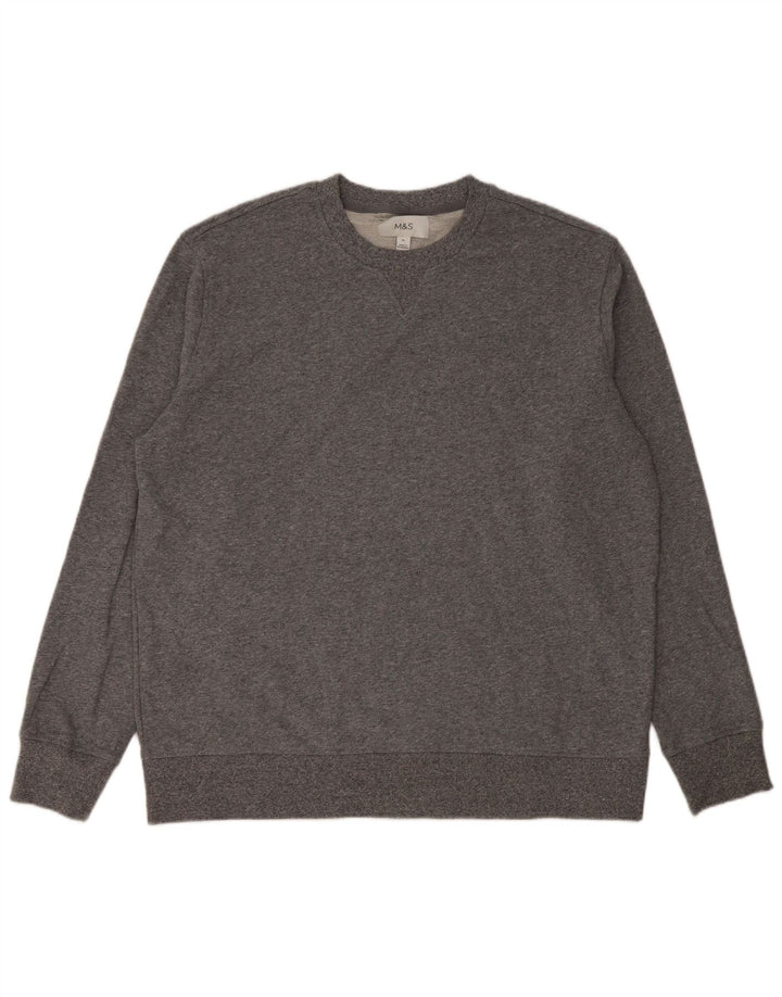 Marks & Spencer Herren Sweatshirt Pullover XL Grau Baumwolle