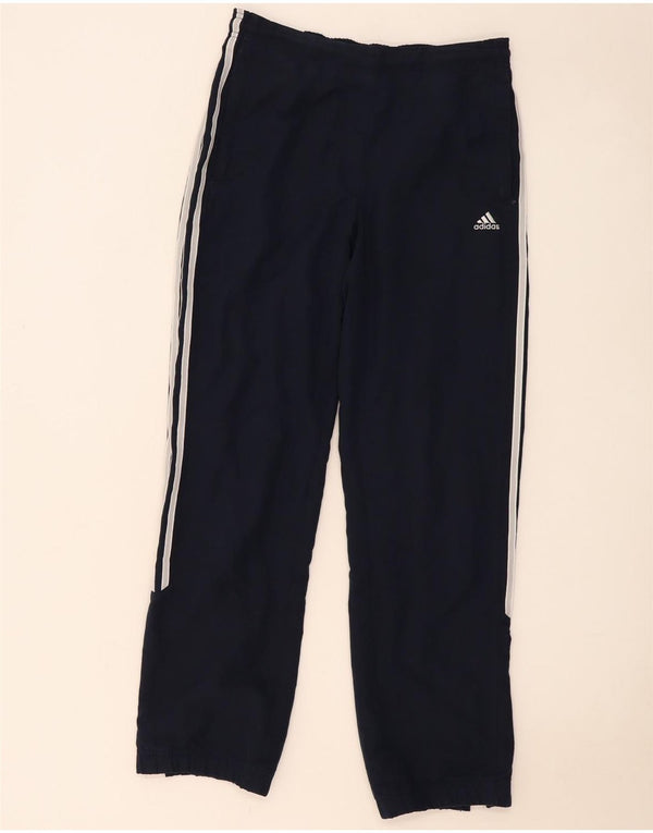 Adidas Damen Trainingshose Jogger UK 8 Small Marineblau Polyester