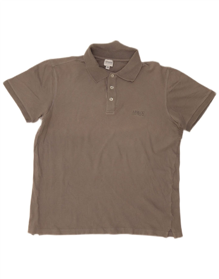 Armani Collezioni Herren Poloshirt 3XL Grau