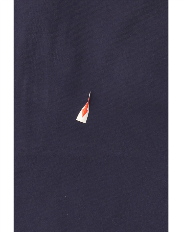 Under Armour Herren-Oberteil mit Reißverschluss, langärmlig, Mittelblau, Farbblock