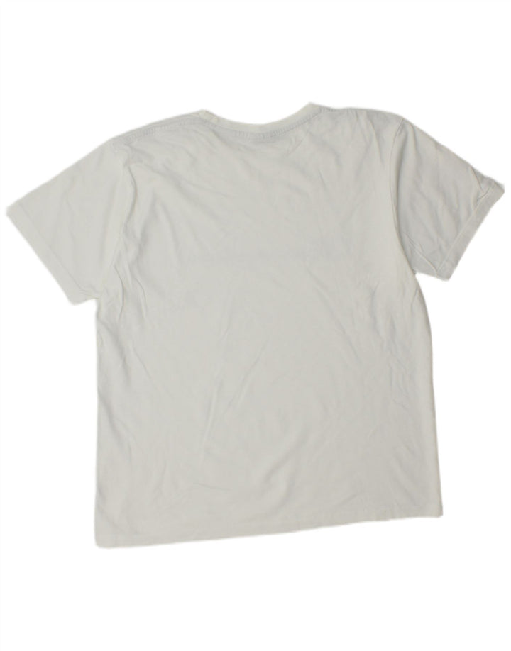 Champion Herren-T-Shirt mit Grafik, Größe L, Weiß