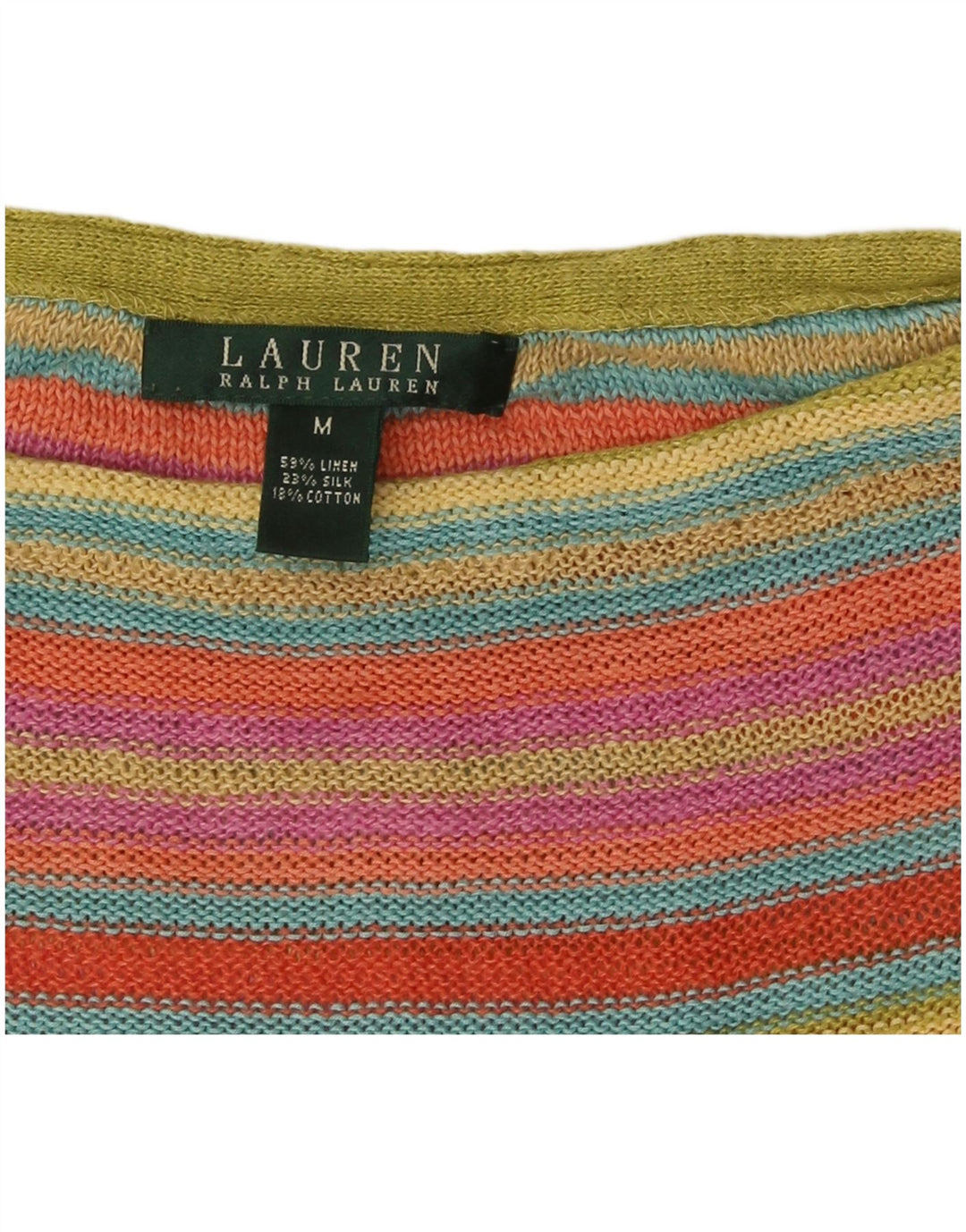 Ralph Lauren Damen Weste Tank Top UK 14 Medium Mehrfarbig Bunt