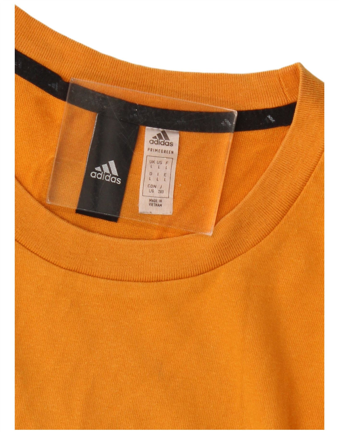 ADIDAS Herren Grafik T-Shirt Top Large Gelb