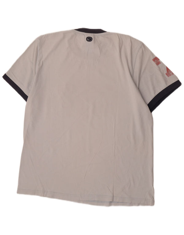 Nike Herren-T-Shirt mit Grafik, XL, weiße Baumwolle