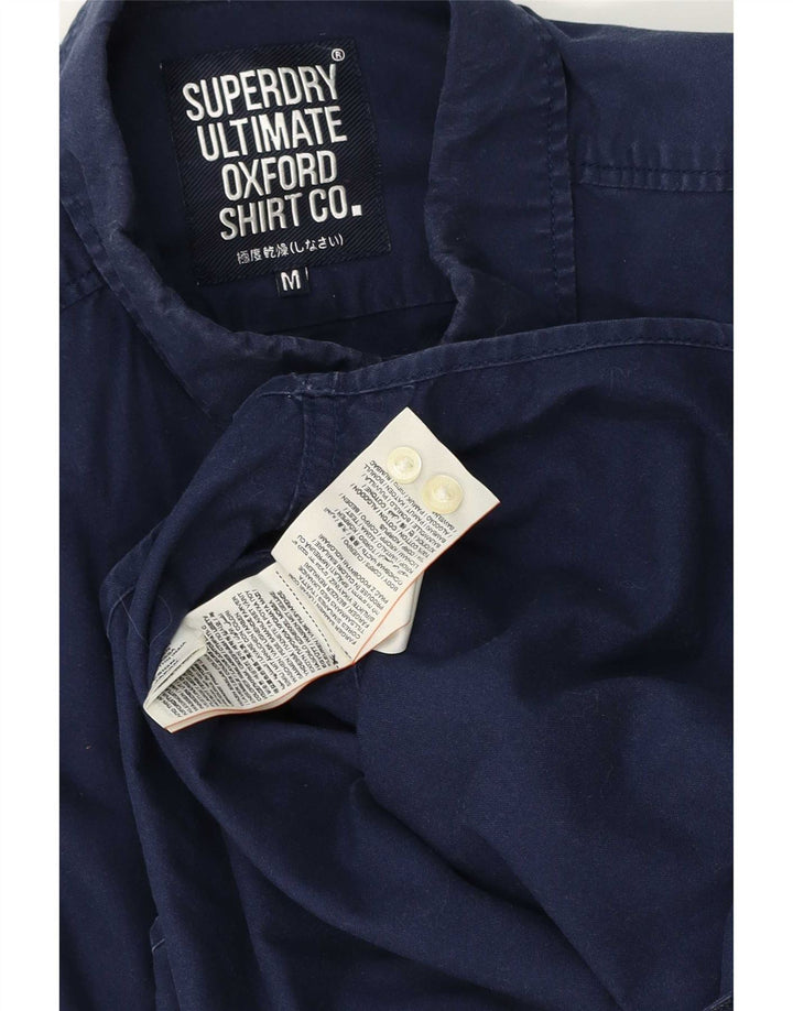 Superdry Herren-Hemd aus Baumwolle in mittlerem Marineblau