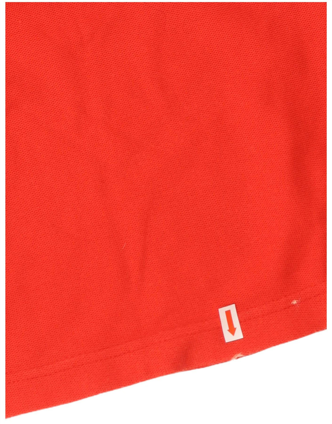 FILA Damen Ärmelloses Poloshirt IT 46 Große rote Baumwolle