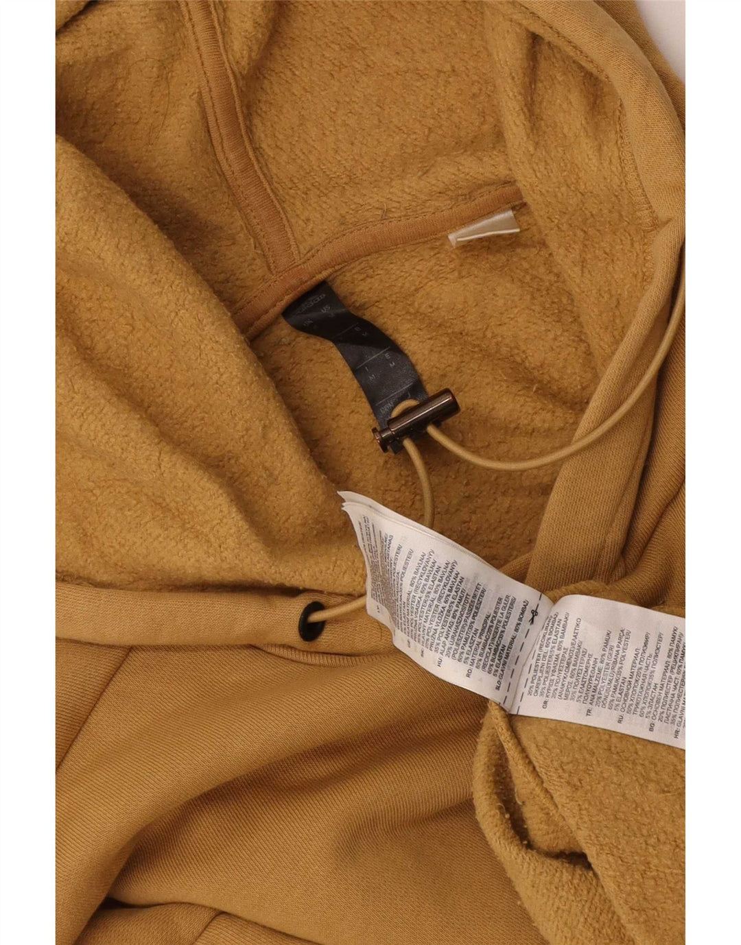 Adidas Herren Graphic Hoodie Pullover mittelgelbe Baumwolle